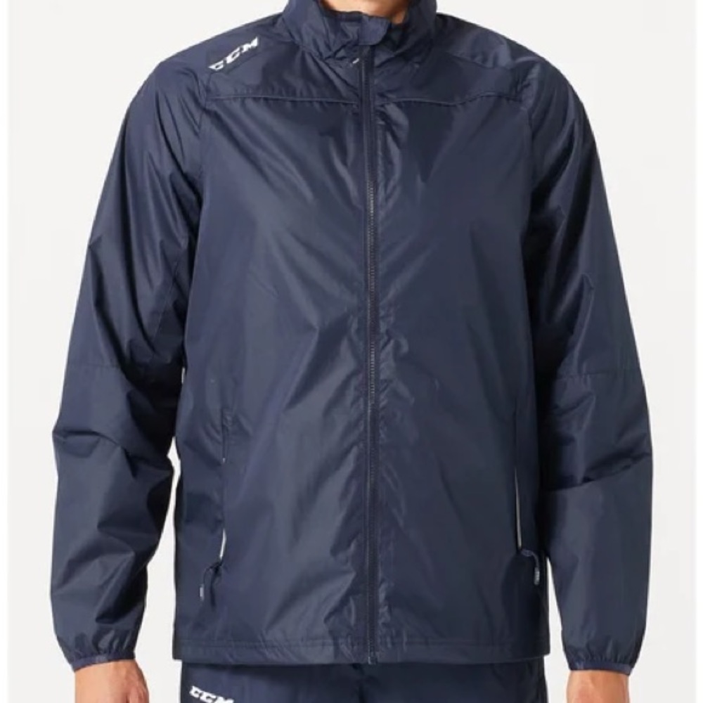 CCM Men’s Windbreaker Suit Team Jacket Jr. Ice Dogs Anaheim